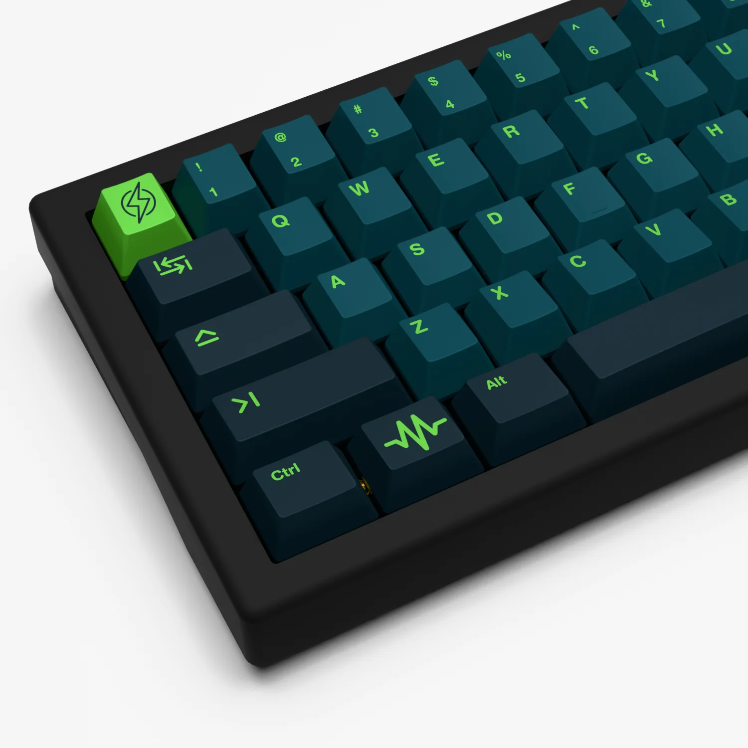 Picture of Surge Design Keycaps and Mechanical Keyboard