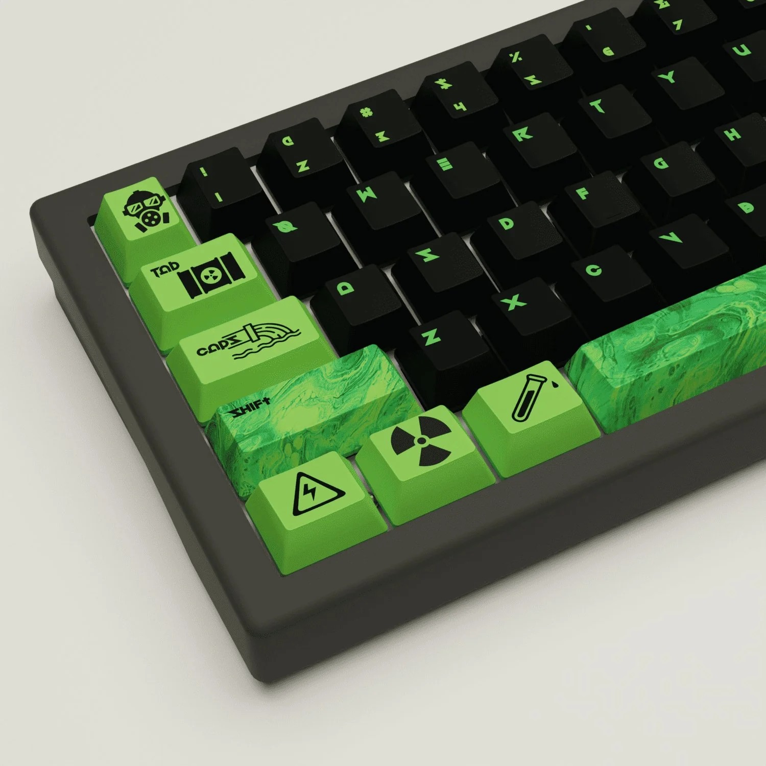 Picture of Toxic Design Keycaps and Mechanical Keyboard